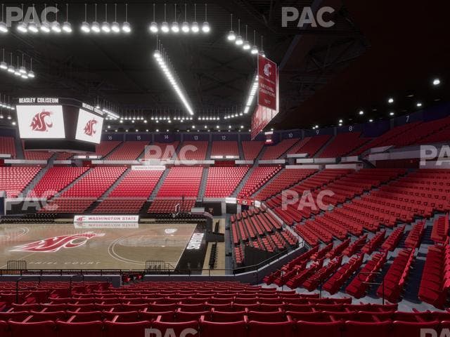 Beasley Coliseum - Section Mezzanine 34 Seat View