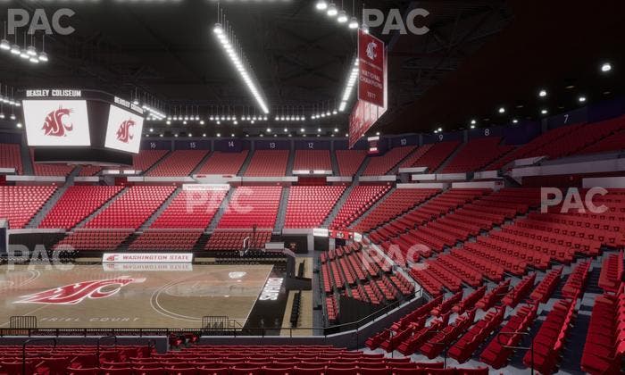 Beasley Coliseum - Section Mezzanine 34 Seat View