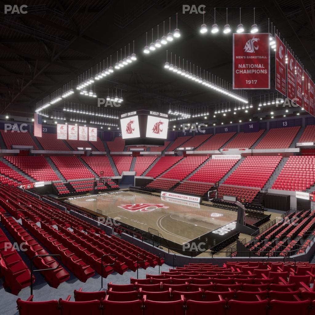 Beasley Coliseum - Section Mezzanine 36 Seat View