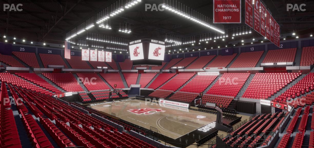 Beasley Coliseum - Section Mezzanine 36 Seat View