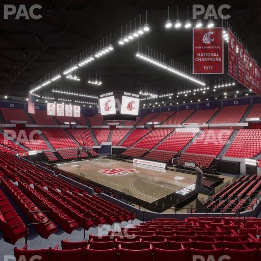 Beasley Coliseum - Section Mezzanine 36 Seat View