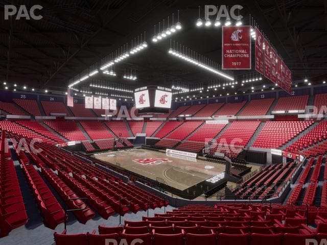 Beasley Coliseum - Section Mezzanine 36 Seat View
