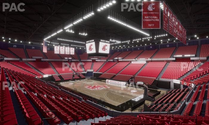 Beasley Coliseum - Section Mezzanine 36 Seat View