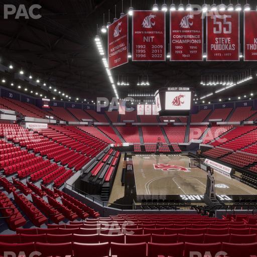 Beasley Coliseum - Section Mezzanine 4 Seat View