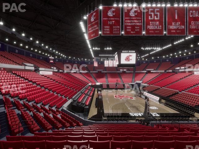 Beasley Coliseum - Section Mezzanine 4 Seat View