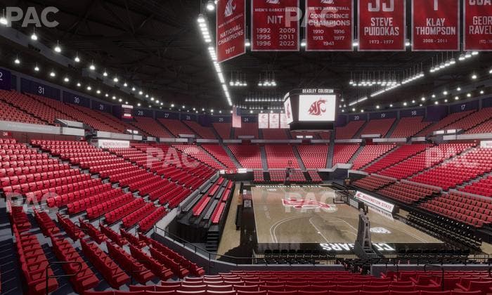Beasley Coliseum - Section Mezzanine 4 Seat View