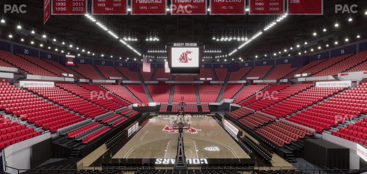 Beasley Coliseum - Section Mezzanine 5 Seat View