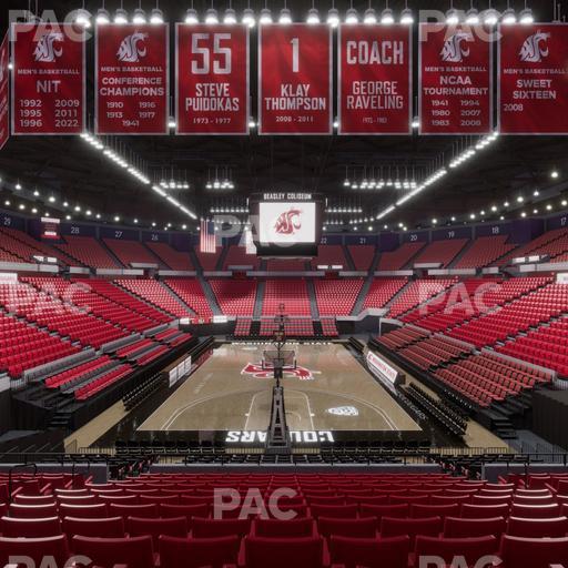 Beasley Coliseum - Section Mezzanine 5 Seat View