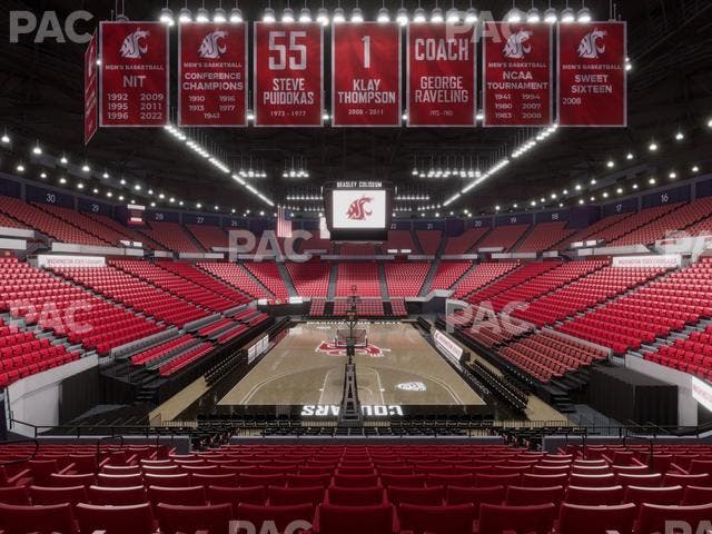 Beasley Coliseum - Section Mezzanine 5 Seat View