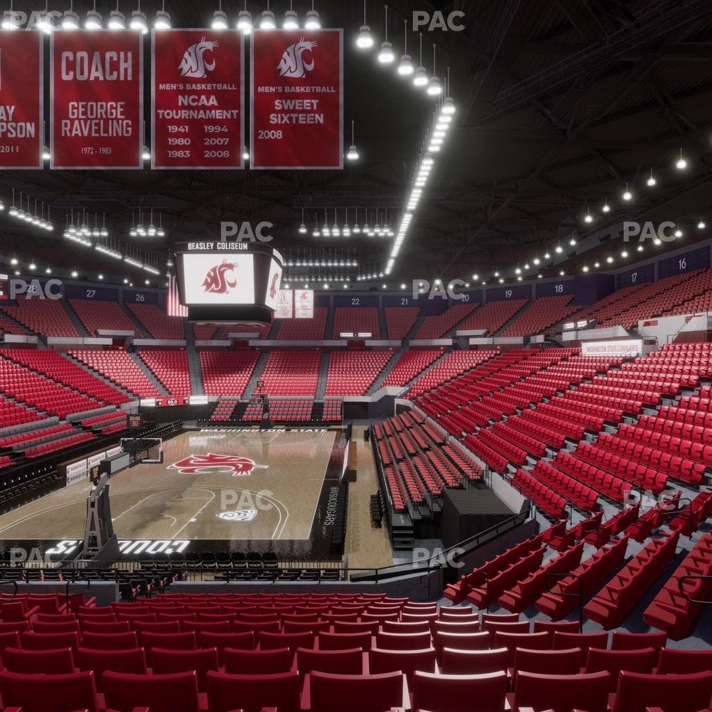 Beasley Coliseum - Section Mezzanine 6 Seat View