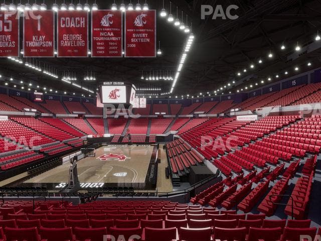Beasley Coliseum - Section Mezzanine 6 Seat View