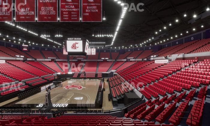 Beasley Coliseum - Section Mezzanine 6 Seat View