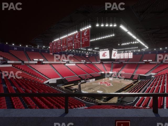 Beasley Coliseum - Section Mezzanine 8 Seat View