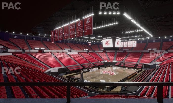 Beasley Coliseum - Section Mezzanine 8 Seat View