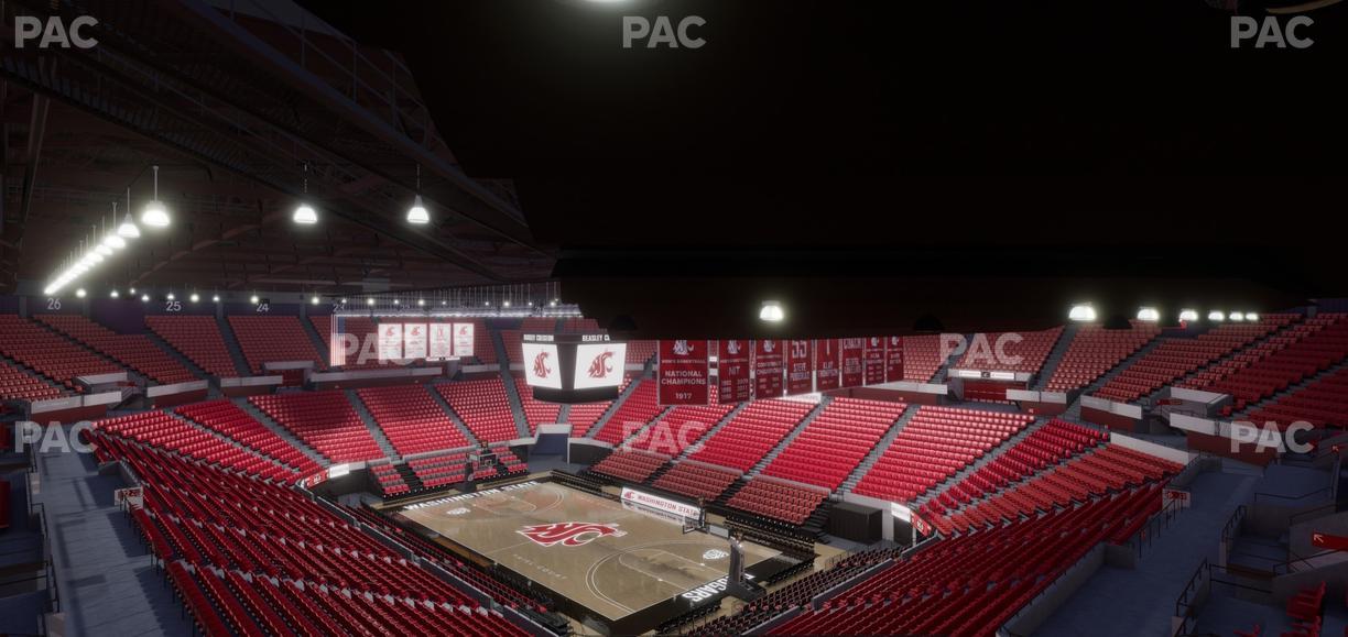 Beasley Coliseum - Section Upper 1 Seat View
