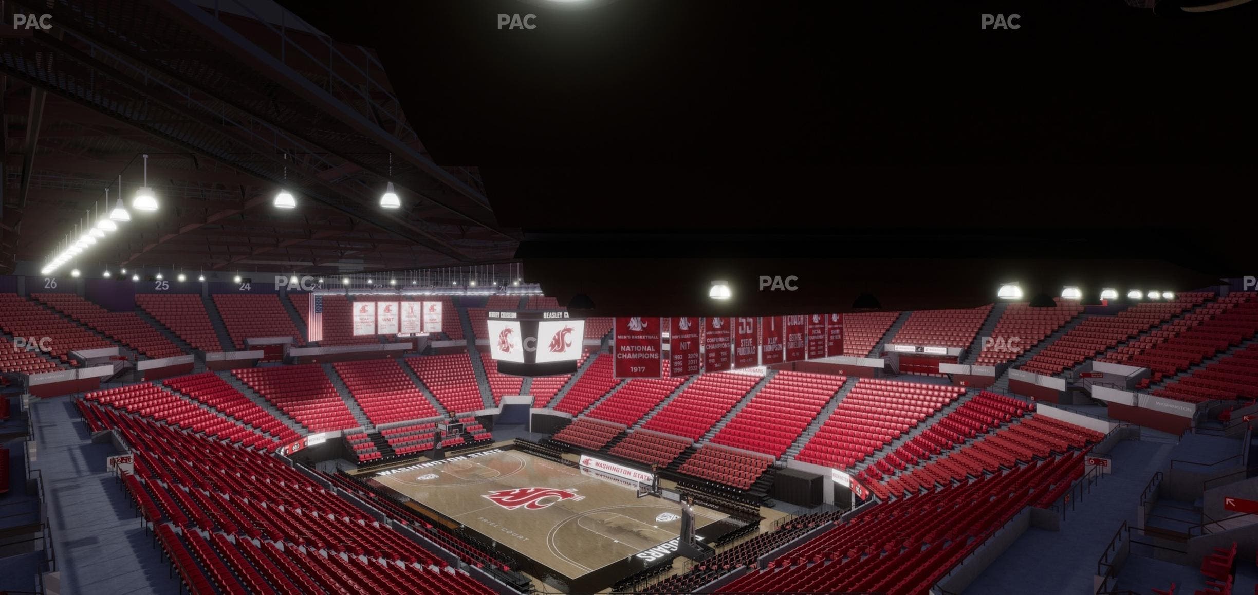 Beasley Coliseum - Section Upper 1 Seat View