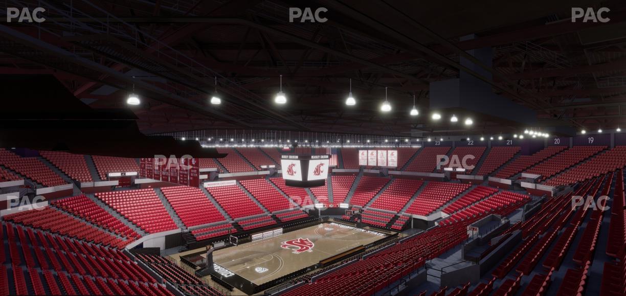 Beasley Coliseum - Section Upper 10 Seat View