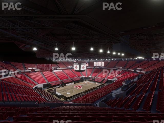 Beasley Coliseum - Section Upper 10 Seat View
