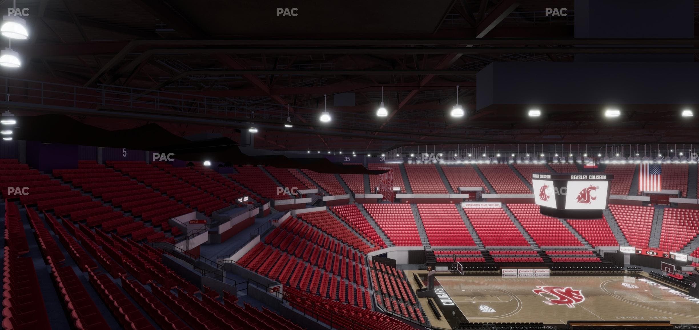 Beasley Coliseum - Section Upper 11 Seat View
