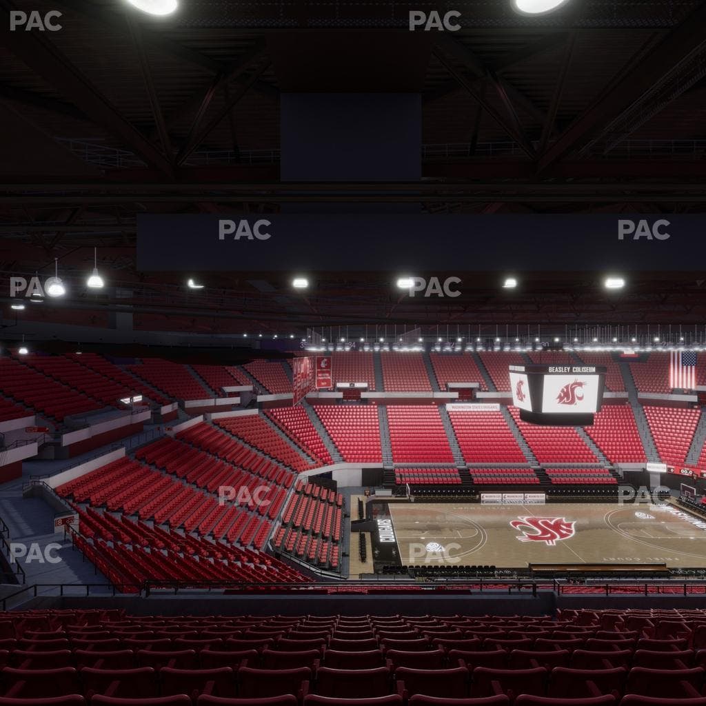 Beasley Coliseum - Section Upper 12 Seat View