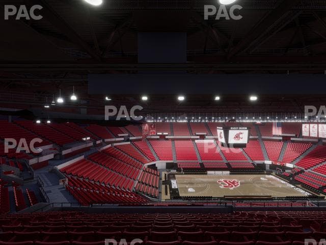 Beasley Coliseum - Section Upper 12 Seat View