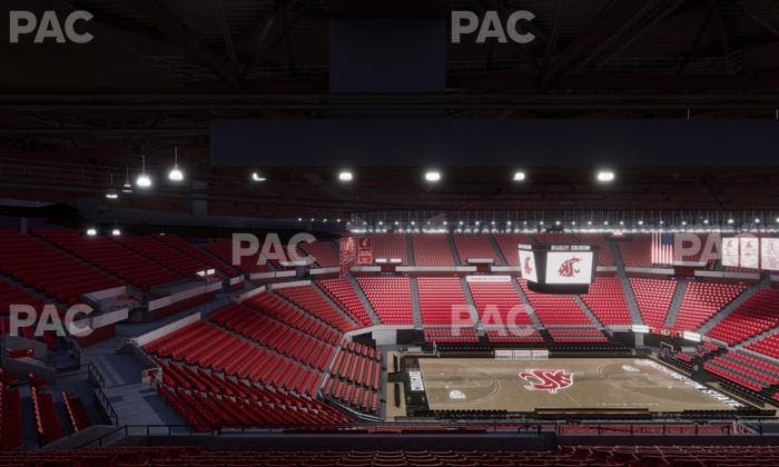 Beasley Coliseum - Section Upper 12 Seat View