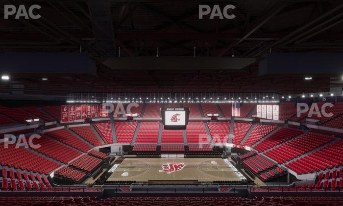 Beasley Coliseum - Section Upper 14 Seat View