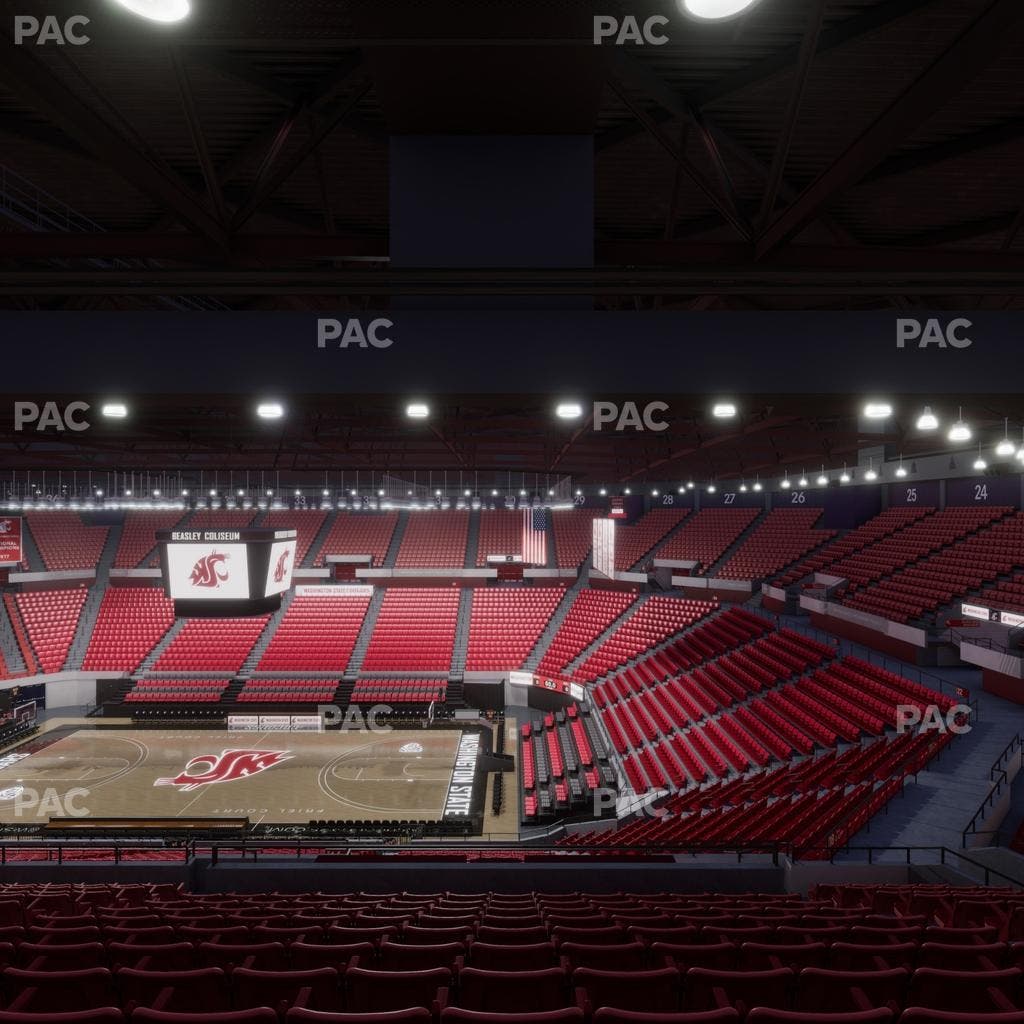 Beasley Coliseum - Section Upper 16 Seat View