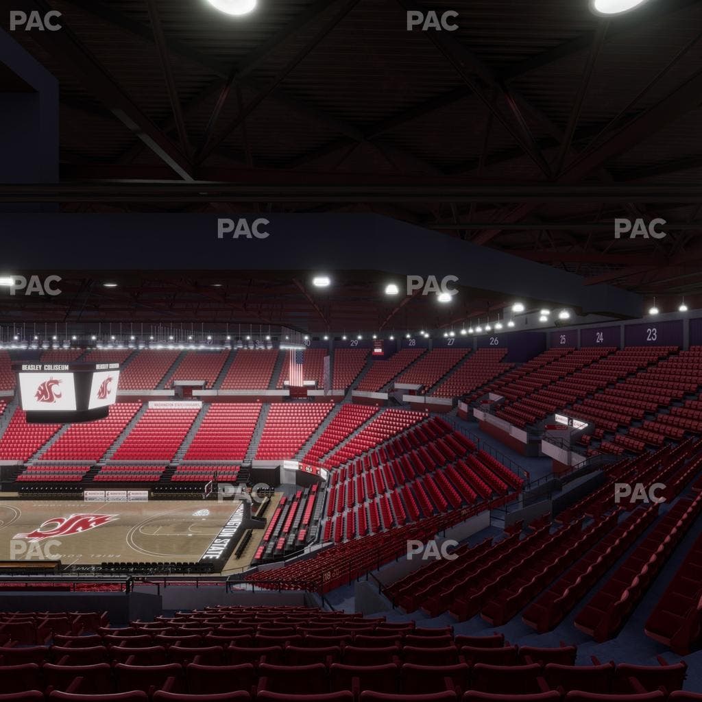 Beasley Coliseum - Section Upper 17 Seat View
