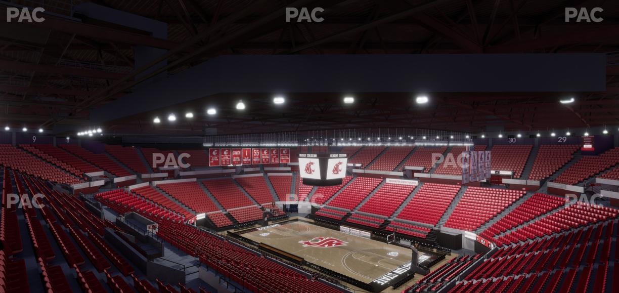 Beasley Coliseum - Section Upper 18 Seat View