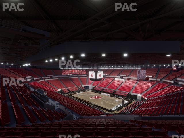 Beasley Coliseum - Section Upper 18 Seat View