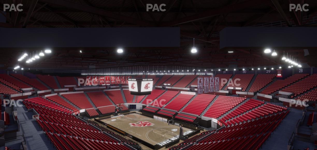 Beasley Coliseum - Section Upper 19 Seat View