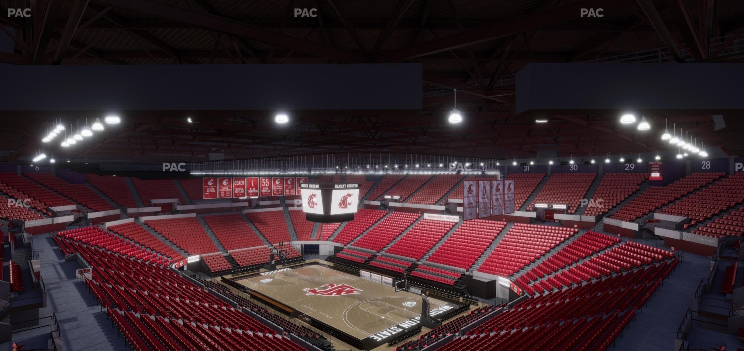 Beasley Coliseum - Section Upper 19 Seat View