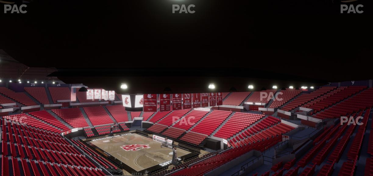 Beasley Coliseum - Section Upper 2 Seat View