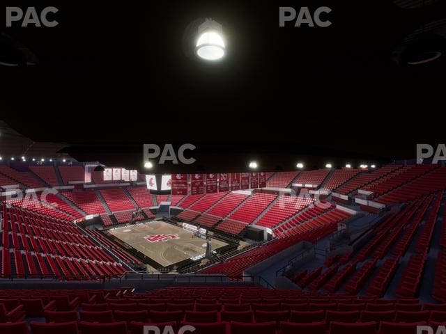 Beasley Coliseum - Section Upper 2 Seat View