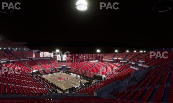 Beasley Coliseum - Section Upper 2 Seat View