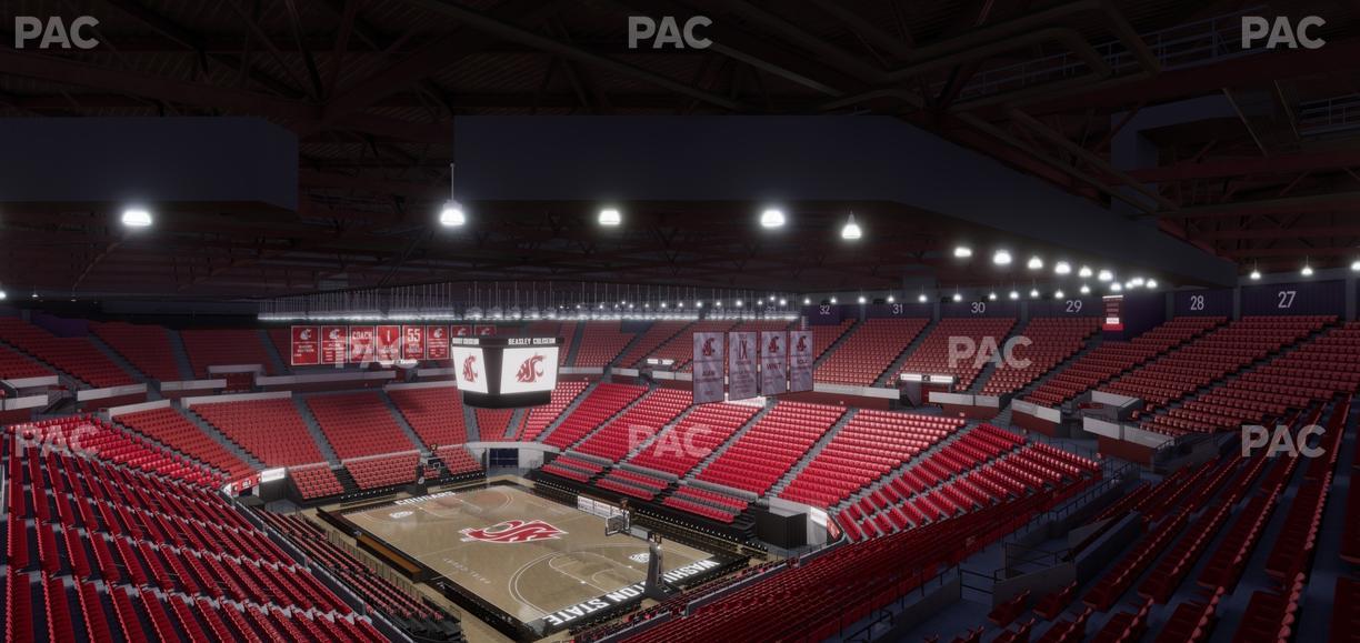 Beasley Coliseum - Section Upper 20 Seat View