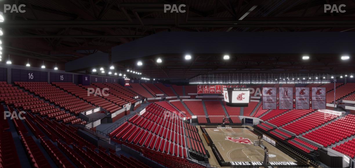 Beasley Coliseum - Section Upper 21 Seat View