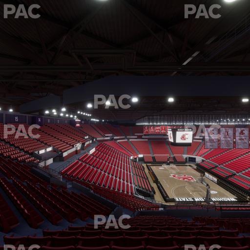 Beasley Coliseum - Section Upper 21 Seat View
