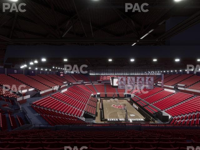 Beasley Coliseum - Section Upper 22 Seat View