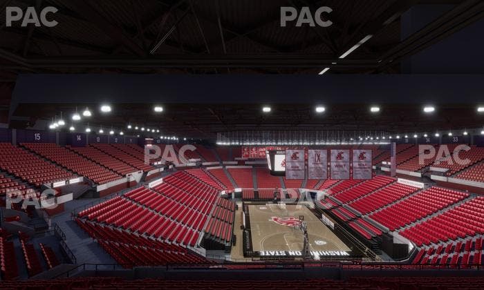 Beasley Coliseum - Section Upper 22 Seat View