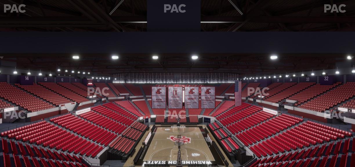 Beasley Coliseum - Section Upper 23 Seat View