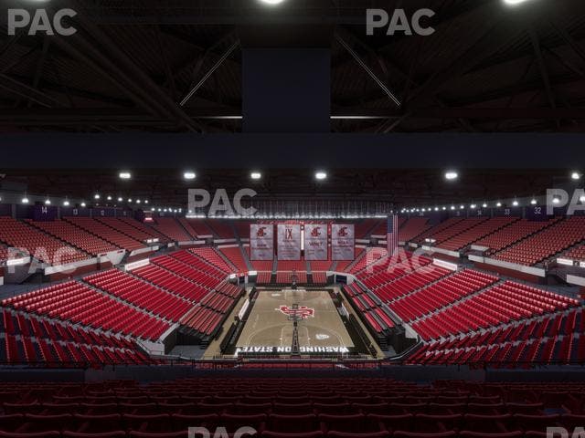 Beasley Coliseum - Section Upper 23 Seat View
