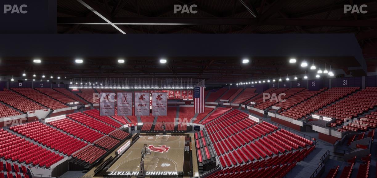Beasley Coliseum - Section Upper 24 Seat View