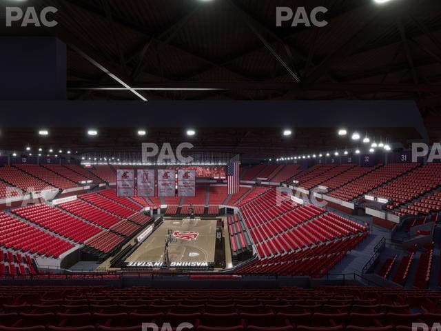 Beasley Coliseum - Section Upper 24 Seat View