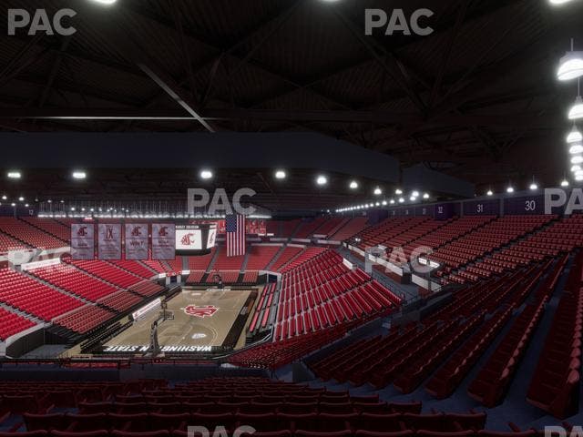 Beasley Coliseum - Section Upper 25 Seat View
