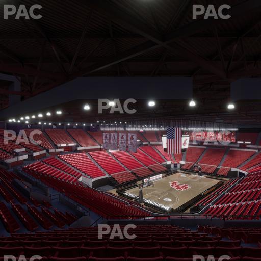 Beasley Coliseum - Section Upper 26 Seat View