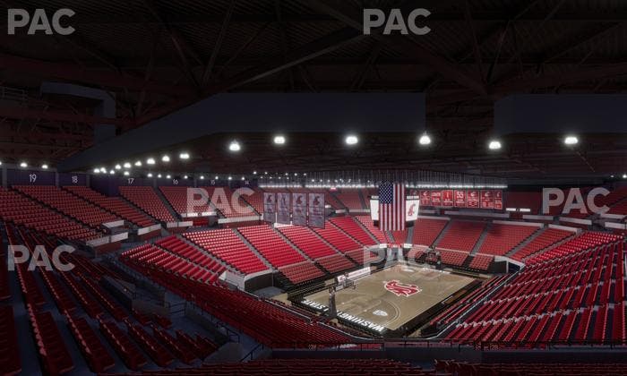 Beasley Coliseum - Section Upper 26 Seat View