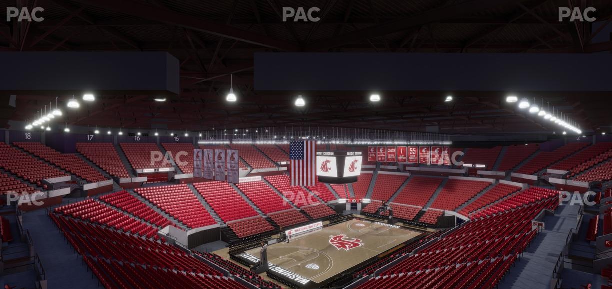 Beasley Coliseum - Section Upper 27 Seat View