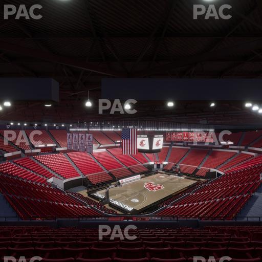 Beasley Coliseum - Section Upper 27 Seat View
